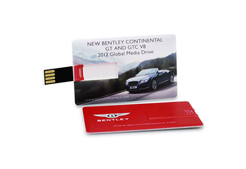 USB Card Color tarjeta usb promocional con impresion a color frente y vuelta.